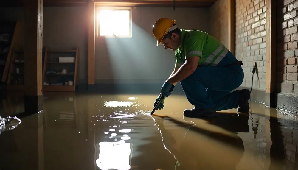 Professional water damage restoration services in Loogootee, IN